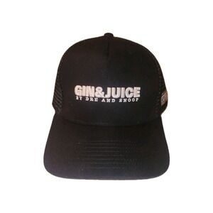 Dre And Snoop - Gin & Juice Hat - Hip Hop SnapBack Hat - RARE  Parental Advisory